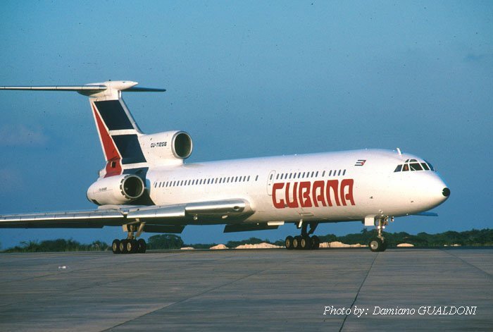 Avión de Cubana de Aviación