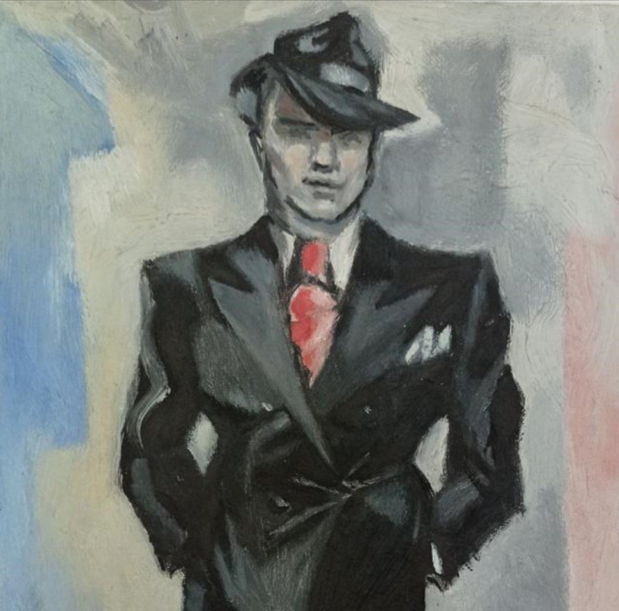 Retrato de un hombre con sombrero